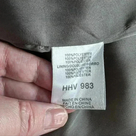 House of Harlow 1960 Stevle Faux Suede Zip Moto Vest Belted Grey Women's Medium - Picture 9 of 11